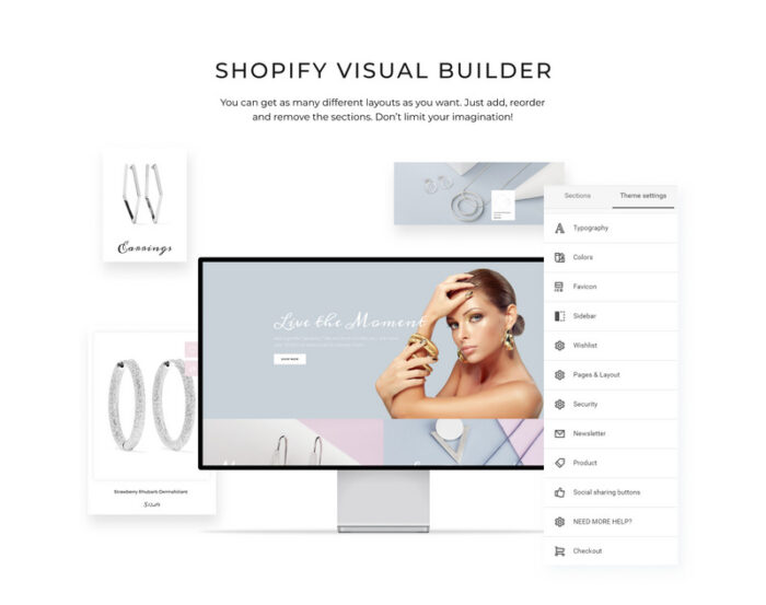 Newelise - Jewelry Elegant Minimalistic Shopify Theme - Features Image 3