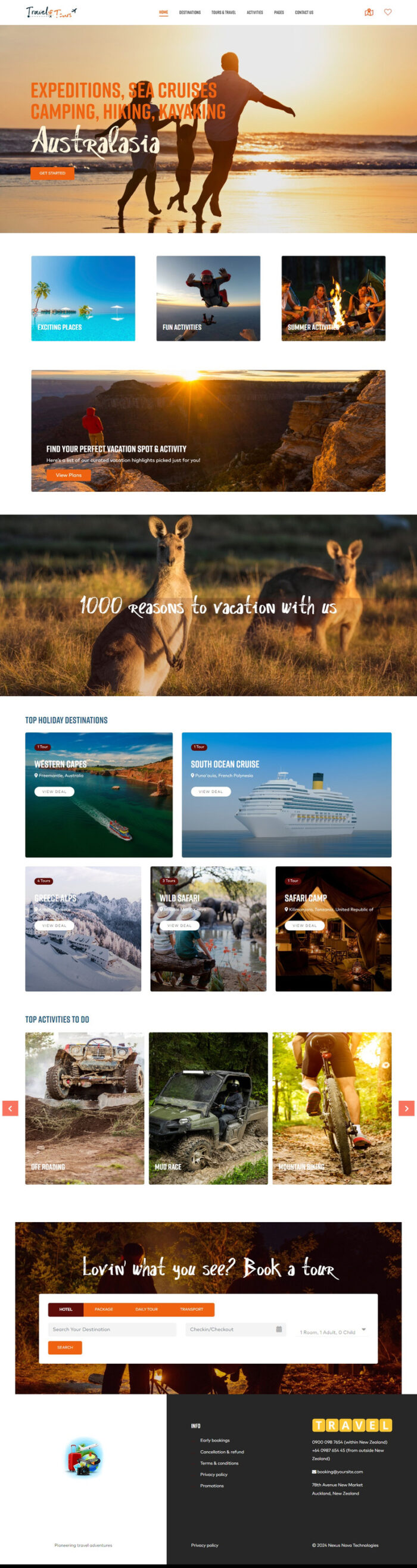 Traveler Tours and Travel Joomla Template - Features Image 2