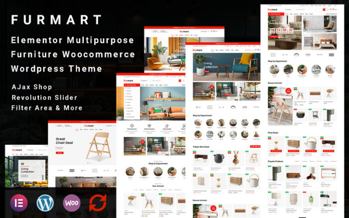 FurMart - Elementor Multipurpose Furniture Woocommerce Wordpress Theme - Features Image 1