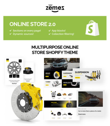 Spare - Auto Parts Shopify Theme, Automotive - Features Image 1