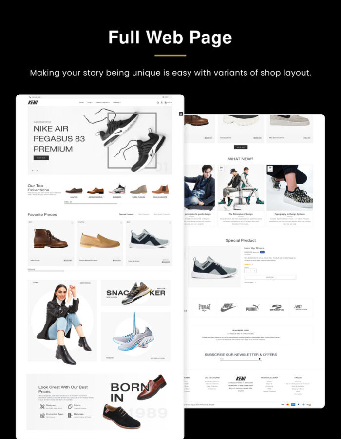 Keni Mega Shoes Responsive Shopify 2.0 Theme - Features Image 4