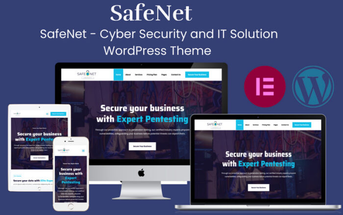 SafeNet - Cyber Security and IT Solution WordPress Theme - Features Image 1