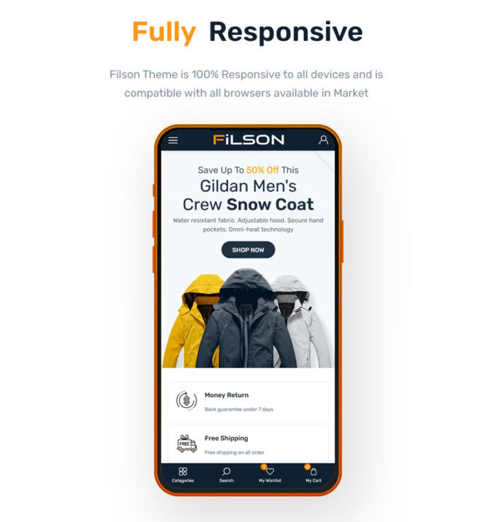 Filson - Fashion Store WooCommerce Theme - Features Image 3