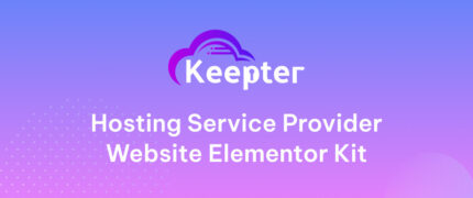 Keepter Hosting Service Provider WordPress Website - Features Image 1