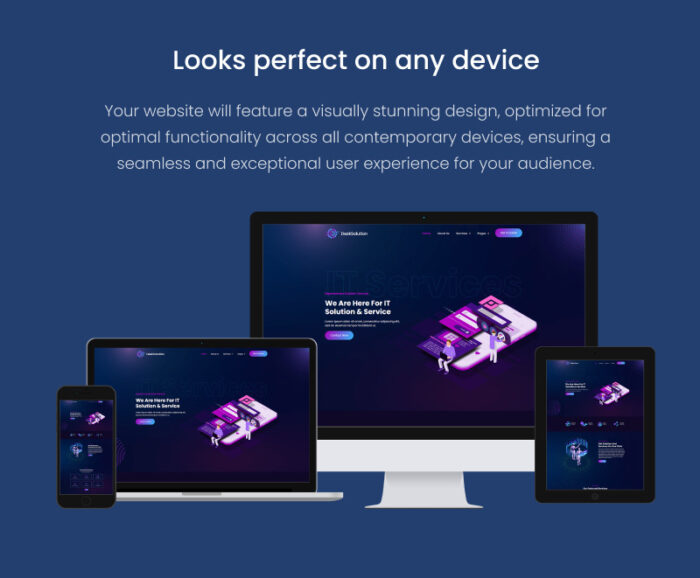 Desksolution -IT Solutions Service Elementor Template Kit - Features Image 6