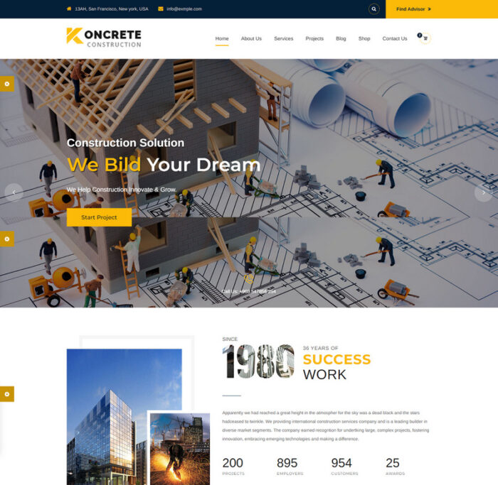 Constructo - Construction Building  HTML Template - Features Image 1