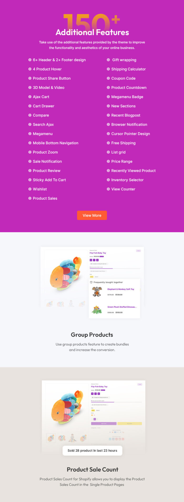 Toytally - Kids Toys & Baby Fashion Shop Multipurpose Shopify 2.0 Responsive Theme - Features Image 4