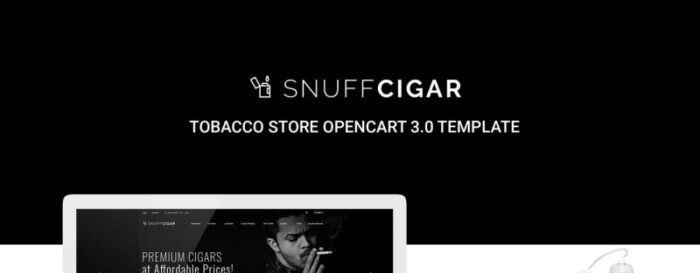 SnuffCigar - Elegant Cigar Online Shop OpenCart Template - Features Image 1