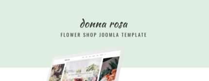 Donna Rosa - Sophisticated Florist Agency Joomla Template - Features Image 1