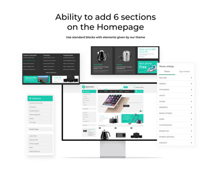 Electronics Retailer eCommerce Shopify Theme - Features Image 2