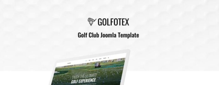 GOLFTEX - Modern Golf Club Joomla Template - Features Image 1