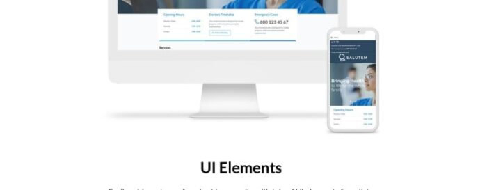 Salutem - Medical and Healthcare Clean Joomla Template - Features Image 2