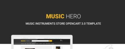 Music Hero - Fancy Music Instruments Online Shop OpenCart Template - Features Image 1