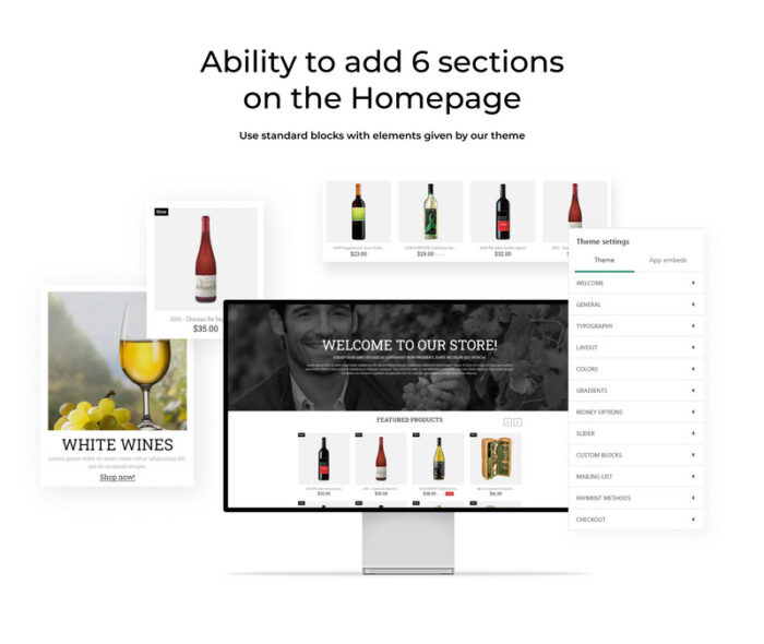 Wine and Beverages Themes Bundle Shopify Theme - Features Image 2