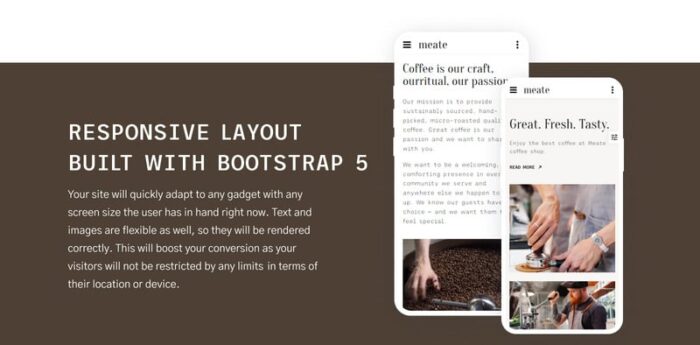 Meate - Coffee Shop HTML5 Website Template - Features Image 8