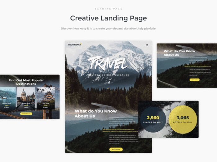 Tournemo - Travel Elementor WordPress Landing Page Template - Features Image 2