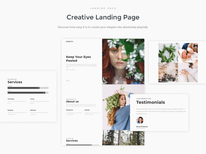 Portfy - Creative Elementor WordPres Landing Page Template - Features Image 2