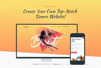 Flydance - Dance Classes WordPress Elementor Theme - Features Image 1