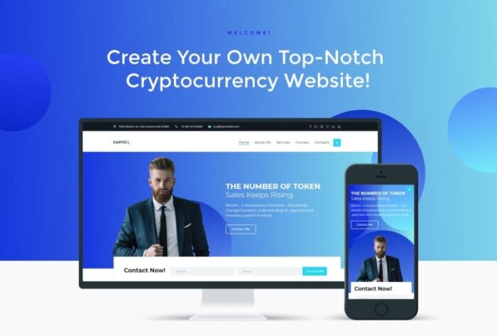 Capitex - ICO Marketing WordPress Elementor Theme - Features Image 1