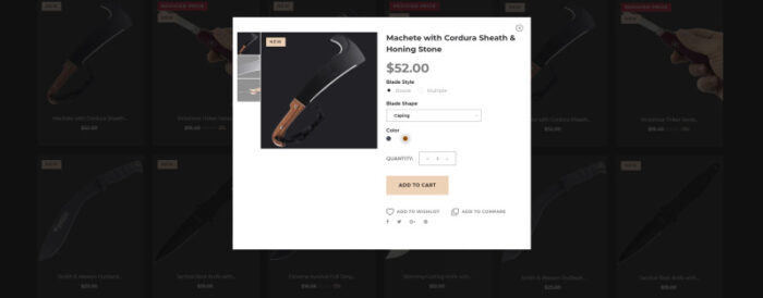 LAME - Knife Store PrestaShop Theme - Features Image 21