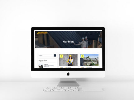 RoofMaster - Roofing Company Website HTML Template - Features Image 1