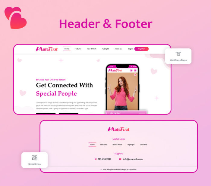 Matefirst Dating App Landing Page - Features Image 7