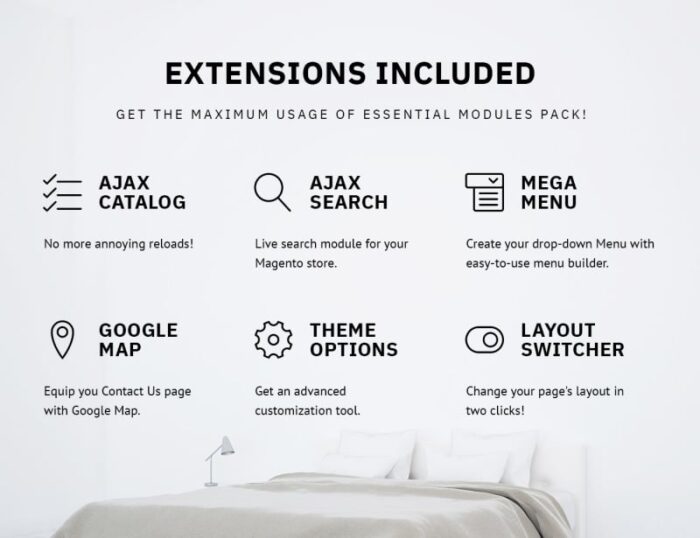 ILEA - Decor & Furniture Magento Theme - Features Image 6