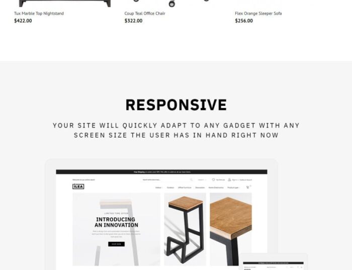 ILEA - Decor & Furniture Magento Theme - Features Image 8