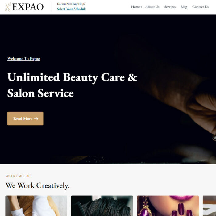 Expao - Beauty Salon Spa WordPress Elementor Theme - Features Image 1