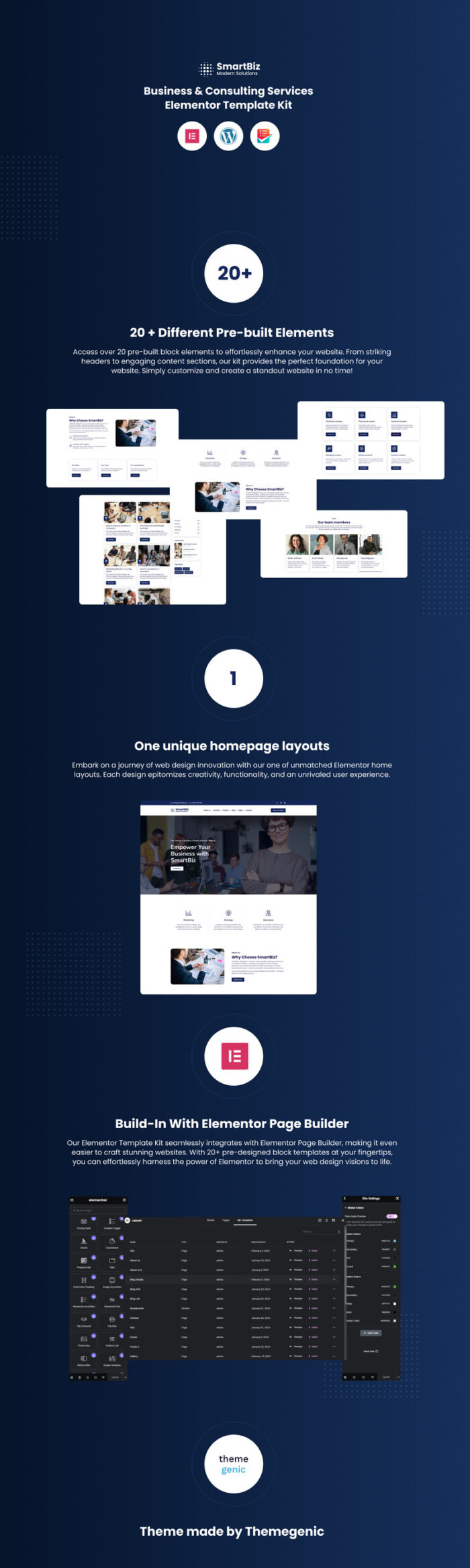 Business & Consulting Services Elementor Template Kit - Features Image 1