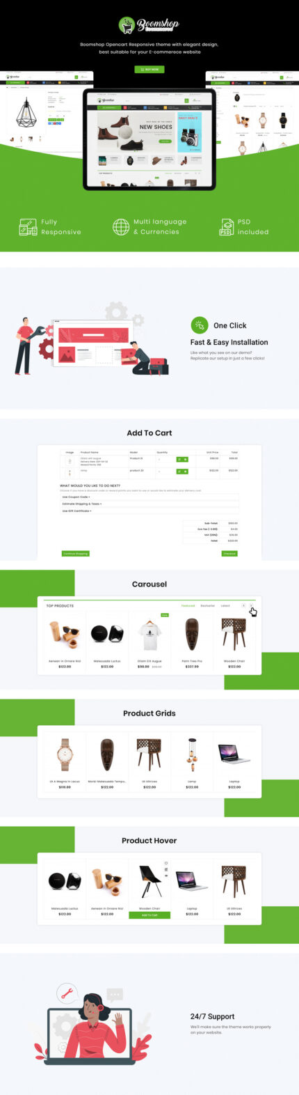 Boomshop - Shopping Mall OpenCart Template - Features Image 1