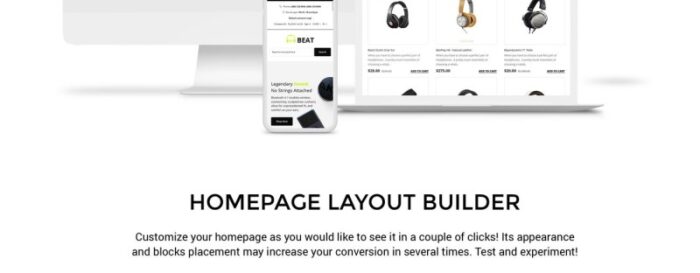 Beat - Headphones Store OpenCart Template - Features Image 2