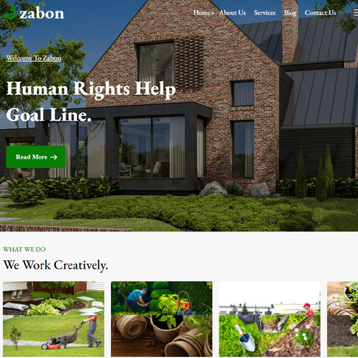 Zabon - Multipurpose Gardening & Landscaping WordPress Theme- - Features Image 1