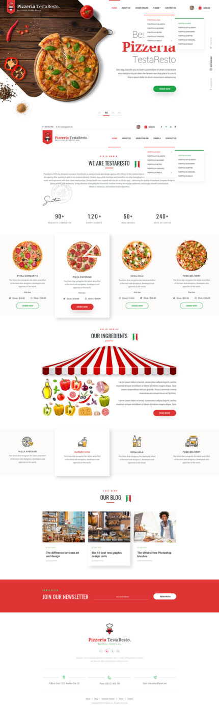 Pizzeria - Bootstrap HTML Template - Features Image 1