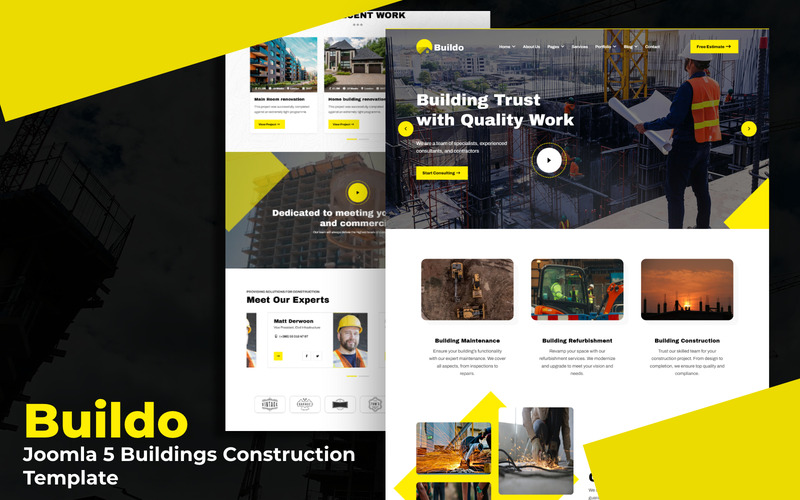 Buildo -Joomla 5 Building Constructions Template - Features Image 1