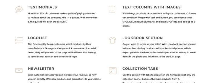 Lux Look - Accessories Elegant Shopify Theme - Features Image 10