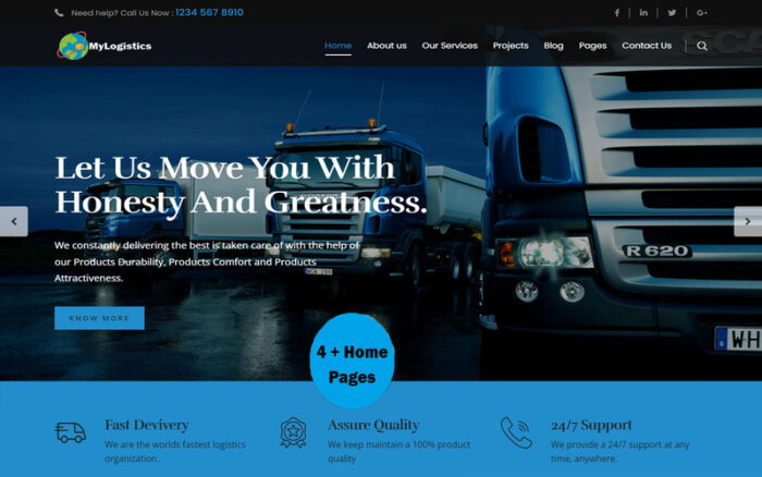 MyLogistics - Transportation Html Responsive Template - Features Image 2