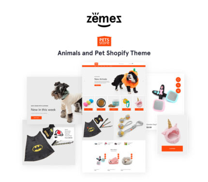 Animals and Pet Shop Responsive Online Store 2.0 Shopify Theme - Features Image 1