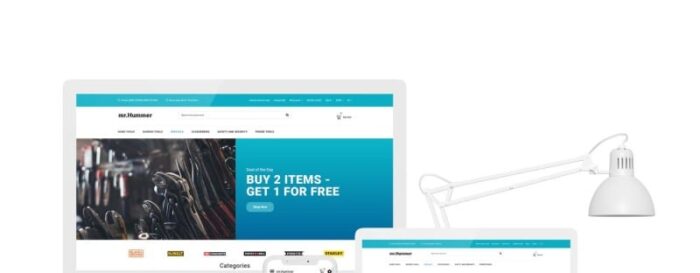 Mr.Hummer - Tools & Equipment Clean Multipage OpenCart Template - Features Image 1