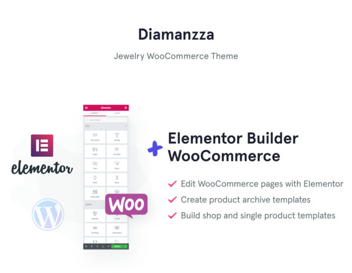 Diamanzza - Jewelry Store WooCommerce Theme - Features Image 1