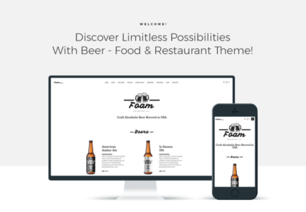 Foam - Beer Pub ECommerce One Page Modern Elementor WooCommerce Theme - Features Image 1