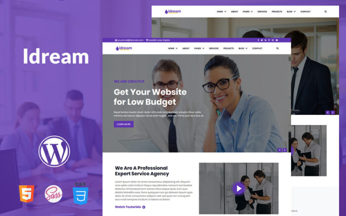 Idream Multipurpose WordPress Theme - Features Image 1