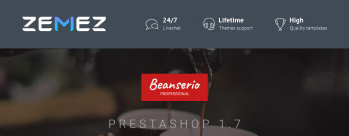 Beanserio - Professional Coffee Machine Store Clean Bootstrap Ecommerce PrestaShop Theme - Features Image 1