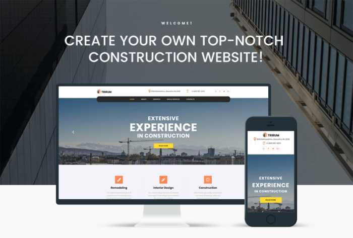 Trirum - Construction Multipurpose Modern WordPress Elementor Theme - Features Image 1