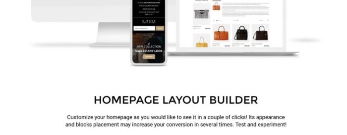 G. Bags - Handbag Clean OpenCart Template - Features Image 2