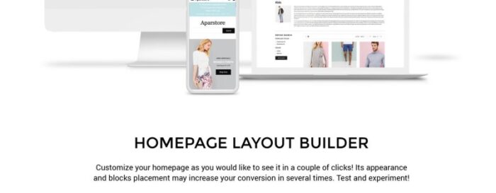 Aparstore - Clothing Multipage Modern OpenCart Template - Features Image 2