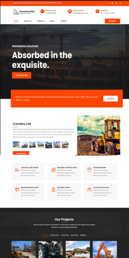 Constru - Construction, Building Industry  Joomla 5 Template - Features Image 1