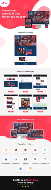 Night Club - Party WordPress Theme With AI Content Generator - Features Image 1