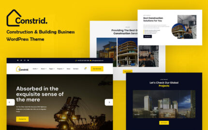 Constrid - Construction & Building Business WordPress Theme - Features Image 1