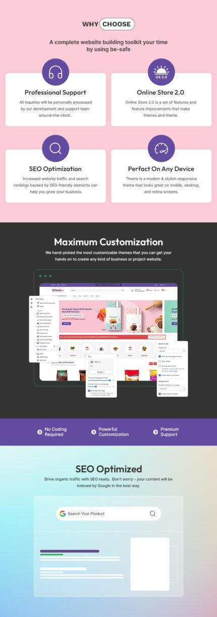 Foodigo - Organic & Grocery Store Multipurpose Shopify 2.0 Responsive Theme - Features Image 1